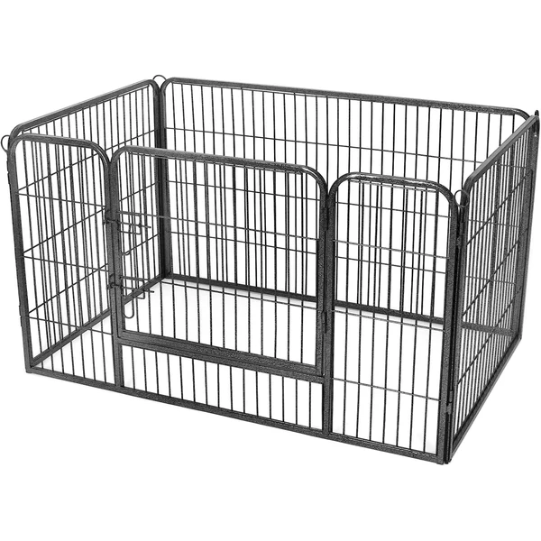 Feandrea Parc pour Chiens, Enclos en métal, Chiot, Petits Animaux, Gris PPK04GY — Feandrea, noté 4.5/5