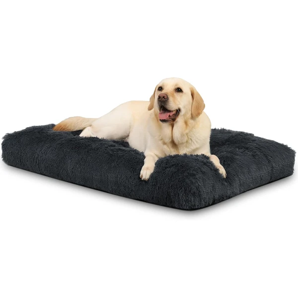 KSIIA Panier Chien XXL Lavable Moelleux, Coussin Anti Stress Antidérapant — KSIIA, noté 4.5/5