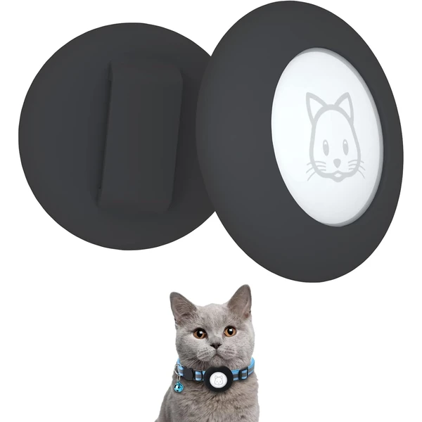 Airtag 2022 Lot de 2 Colliers de Protection étanches pour Chat Compatible avec Apple Airtag - pour Collier d'animaux de Compagnie de Moins de 1 cm (2Noir) — SimpleThings, noté 4.4/5