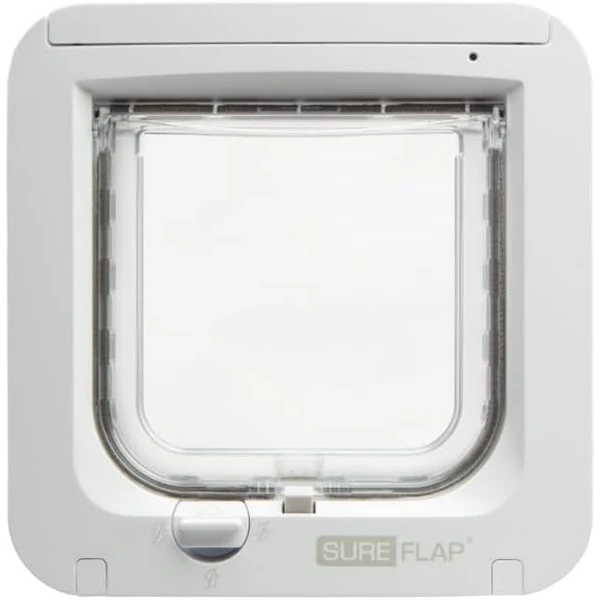 SureFlap - Sure PetCare - Chatière à Puce électronique SureFlap, Compatible avec Le médaillon d'identification par radiofréquence et avec Les puces électroniques, pour Portes, fenêtres et Murs, Blanc — SureFlap, noté 4.4/5