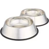 Amazon Basics Comedero para perro (acero inoxidable, 2 comederos), Plateado, Lot de 2 — Amazon Basics, noté 4.7/5