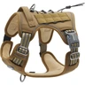 AUROTH Harnais de Chien Anti Traction, Harnais Tactique Chien Respirant Réglable Facile à Mettre pour Moyen Grand Chien, Gilet Durable Réfléchissant, Matériel Militaire Taille L, Brun Vert — Auroth, noté 4.5/5