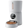 Faroro Distributeur Croquettes Chat Automatique, 4L Distributeur de Croquettes pour Chat/Chien avec 1 à 6 Repas par Jour, Contrôle des Portions, Enregistrement Vocal 10s, Alimentation Lente (Blanc) — faroro, noté 4.4/5