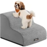 Feandrea Escalier pour Chien, à 2 Marches, Housse Amovible Lavable | Marches pour Chien, Lit, Canapé, Gris Tourterelle, PPS002G01 — Feandrea, noté 4.5/5