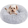 Feandrea Panier pour Chien, Lit Ronde en Forme de Beignet, Canapé, Coussin Central Amovible et Lavable, Tissu Peluche Doux, Ø50 cm, Gris Ombré PGW037G01 — Feandrea, noté 4.4/5