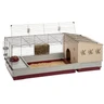 Ferplast Cage Cochon d'Inde Cage Lapin Clapier Rongeurs - Accessoires Inclus - Ouvrant et modulable 142 x 60 x h 50 CM - Krolik 140 Plus — Ferplast, noté 4/5
