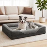 FURTIME Panier Chien Grande Taille, 89x64cm | Lit Chien Orthopédique, Panier Chien Dehoussable Lavable, Doublure Imperméable, Lit Chien Mémoire de Forme Antidérapant, Canapé Chien Doux — FURTIME, noté 4.7/5