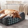 JOEJOY Panier Chien Grande Taille XXL Orthopédique, Coussin Chien Dehoussable Lavable, Canapé pour Chiens Antidérapant Velours Floconné Doux, Lit Chiens Soutien Extra Épais — JOEJOY, noté 4.6/5