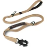 Joytale Laisse Tactique, 1.2m-1.8m Bungee Laisse de Chien réfléchissante avec 2 poignées rembourrées, Ceinture de sécurité de Voiture pour Les Chiens de Taille Moyenne, Grande, X-Grand, Marron Coyote — Joytale, noté 4.6/5