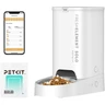 PETKIT Distributeur Automatique pour Chats et Chiens,2.4G WiFi 3L Mangeoire Automatique, Connecté App,avec Bol en Acier Inoxydable,Jusqu'à 10 Repas par Jour,Double Alimentation d'énergie(Blanc Pâle) — PETKIT, noté 4.2/5