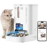 PETKIT YumShare Dual-Hopper 2 Distributeur Automatique de Croquettes pour Chat avec Caméra HD 1080P, Reconnaissance faciale Multi-Chats, Vision Nocturne, Wi-FI 2.4G& 5GHz, Contrôle Via App, 5L — PETKIT, noté 4.1/5