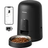 PETLIBRO Distributeur Croquettes Chat Automatique, 2,4G WiFi en Batterie Rechargeable, Vie de 30 Jours, Distributeur Croquettes Chats Aver Contrôle par Application et jusqu'à 10 Repas, 2L (Noir) — PETLIBRO, noté 4.2/5