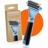 Pretty Paw Brosse Sous Poil Chat Anti-Mue - Peigne de Toilettage Doux pour Pelage Long et Court, Dents Inox, Entretien Sous-Poil (Bleu) — PRETTYPAW, noté 4.6/5