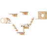 VEVOR Étagères Murales pour Chat, Lot de 7, Ensemble de Meubles Muraux avec Plateformes à Sauter, Charge 18,14 kg, Étagère Flottante d'escalade, Perchoirs Nids pour Chat pour Dormir, Jouer, Grimper — VEVOR, noté 4.5/5
