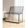 VEVOR Cage Hamster, 96x47x55 cm, Habitat Rongeurs Transparent de Vue Panoramique 360° avec Porte d'Entrée, Maison Portable Ventilée pour Petits Animaux, Souris, Rats, Cochons d'Inde — VEVOR, noté 4.2/5