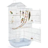 Yaheetech Cage Oiseaux Intérieur 46 x 35,5 x 99 cm avec Poignée avec 3 Jouets 4 Mangeoires 3 Perchoirs 1 Swing — Yaheetech, noté 4.6/5